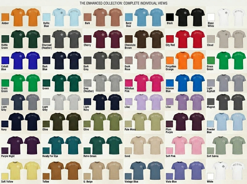 T-shirt front and back